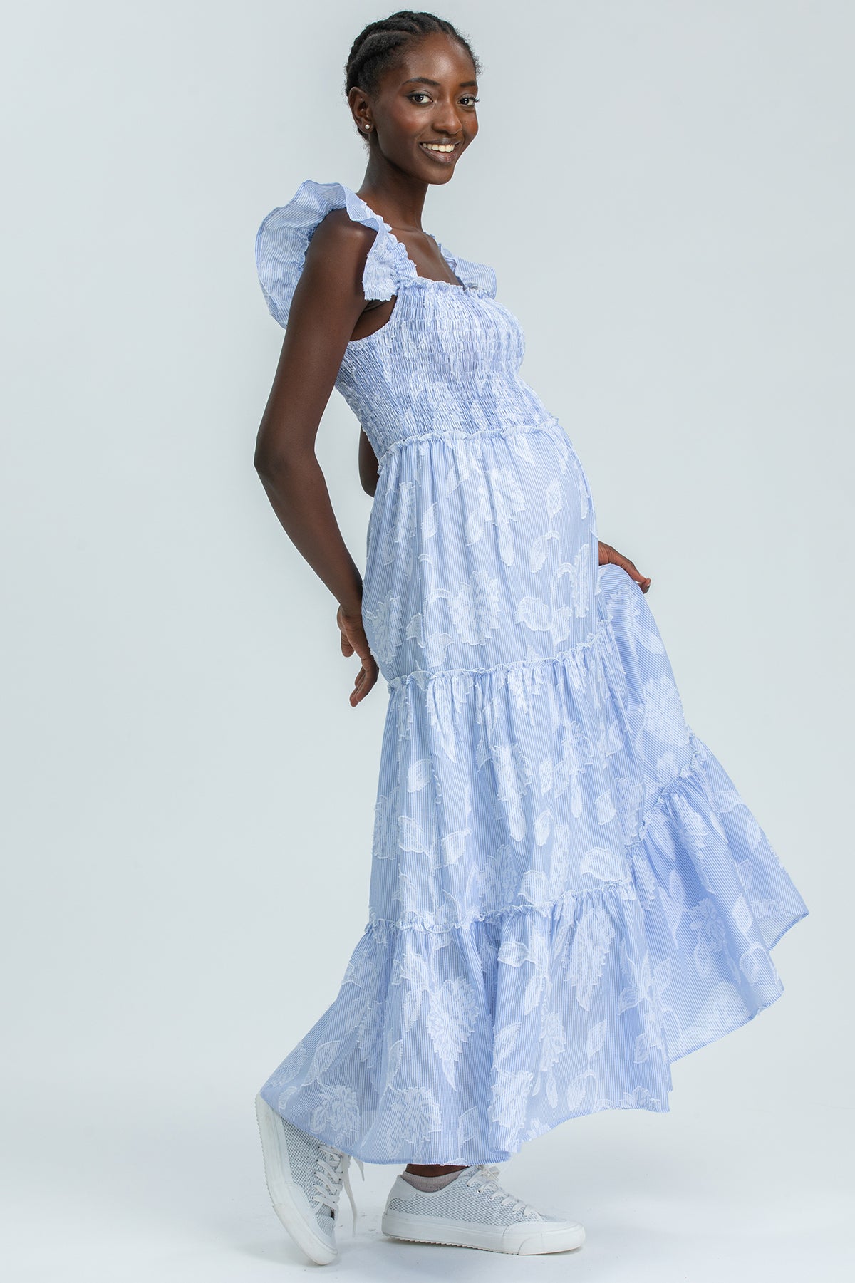 CLOÉ | Abito Premaman Lungo in Cotone