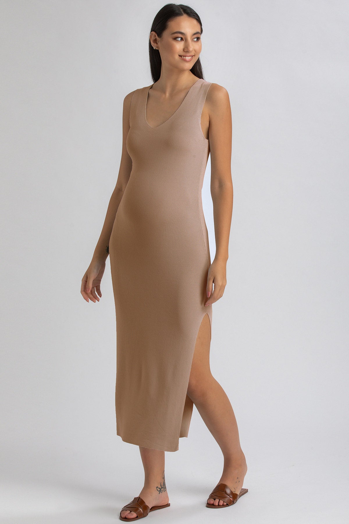 Abito premaman con spacchi