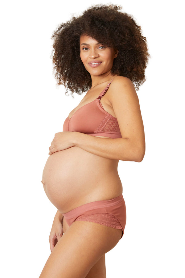 SERENA TERRACOTA | Maternity Shorty Briefs