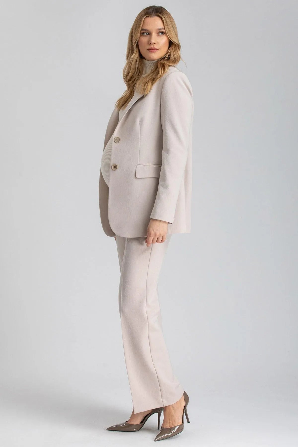 ELIANA | Giacca Premaman Beige - Pietro Brunelli