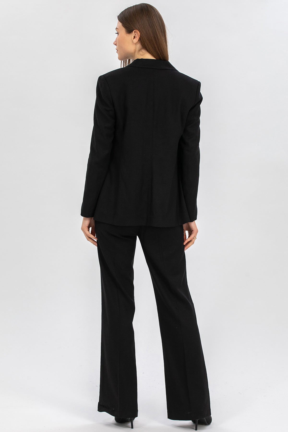 HARPER | Black Linen Maternity Blazer