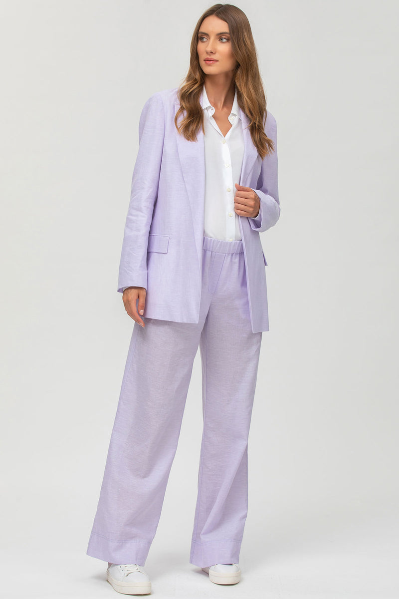 JANE | Linen Pants in Lilac