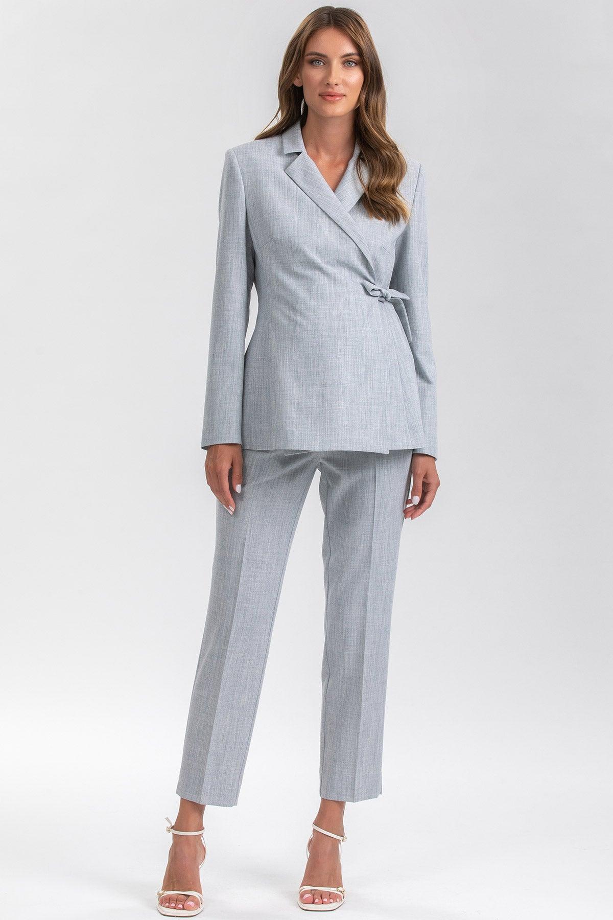KATE | Pantalone Premaman da Ufficio Grigio - Pietro Brunelli