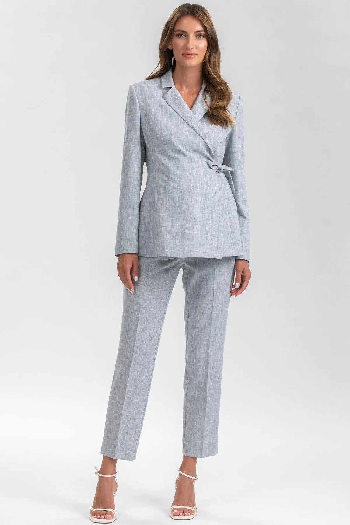 KATE | Pantalone Premaman da Ufficio Grigio - Pietro Brunelli