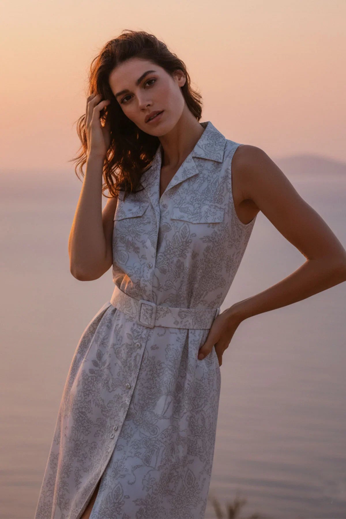 Abito stampato casual e chic
