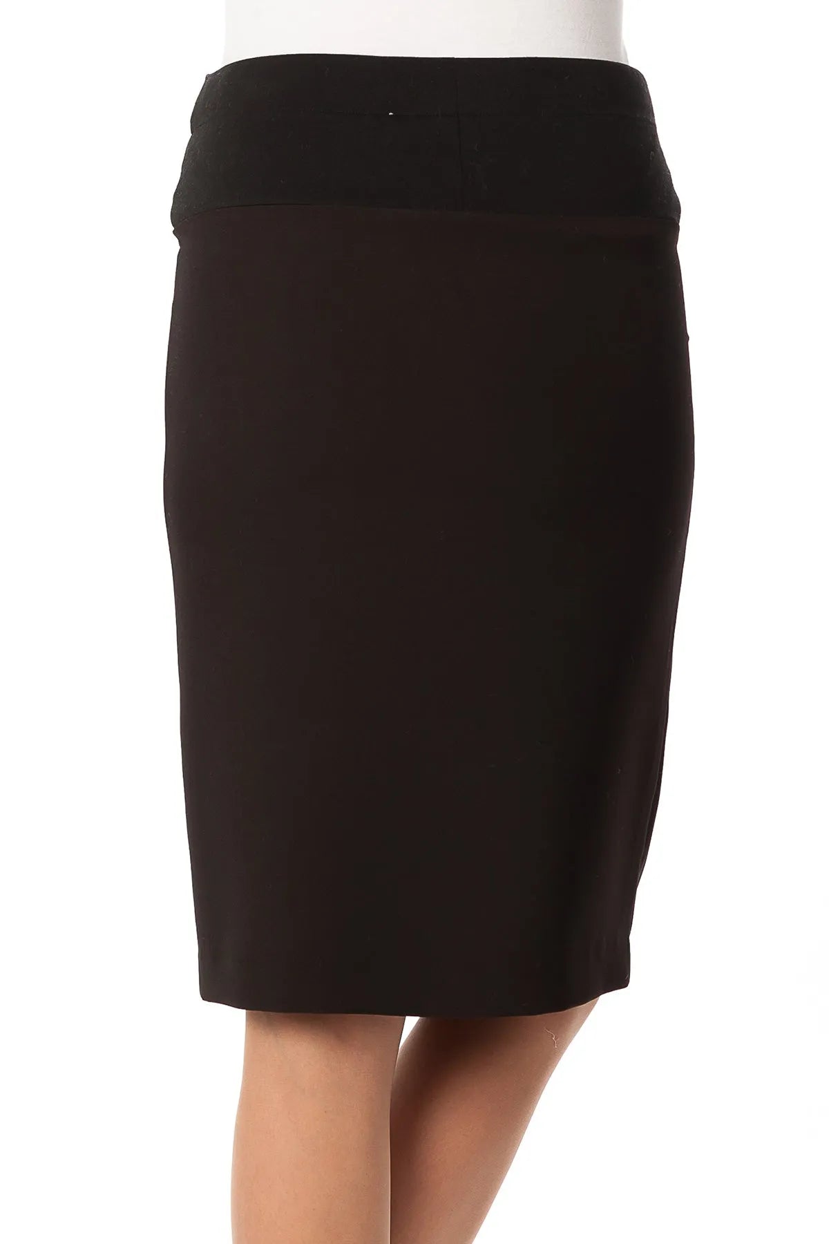ARIANNA | Black Fitted Maternity Skirt