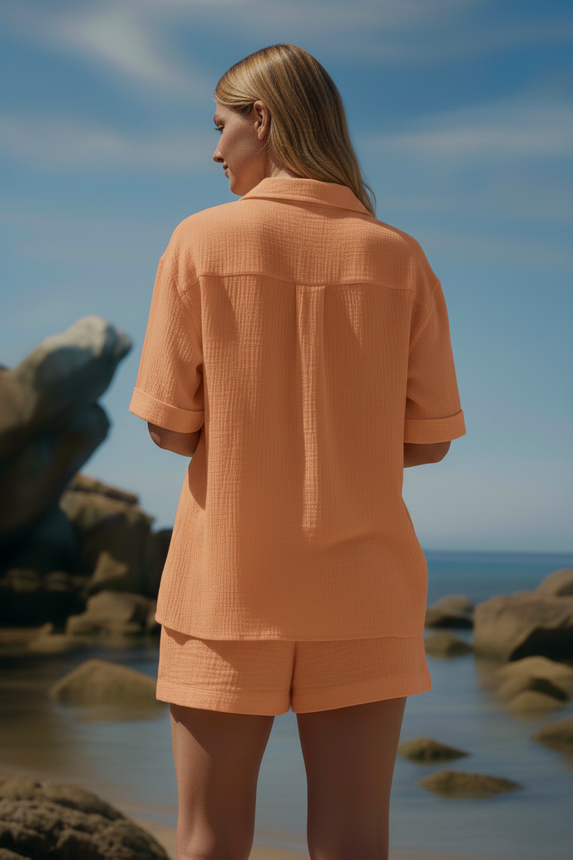 ICE CREAM | Pigiama Premaman e Allattamento Arancione