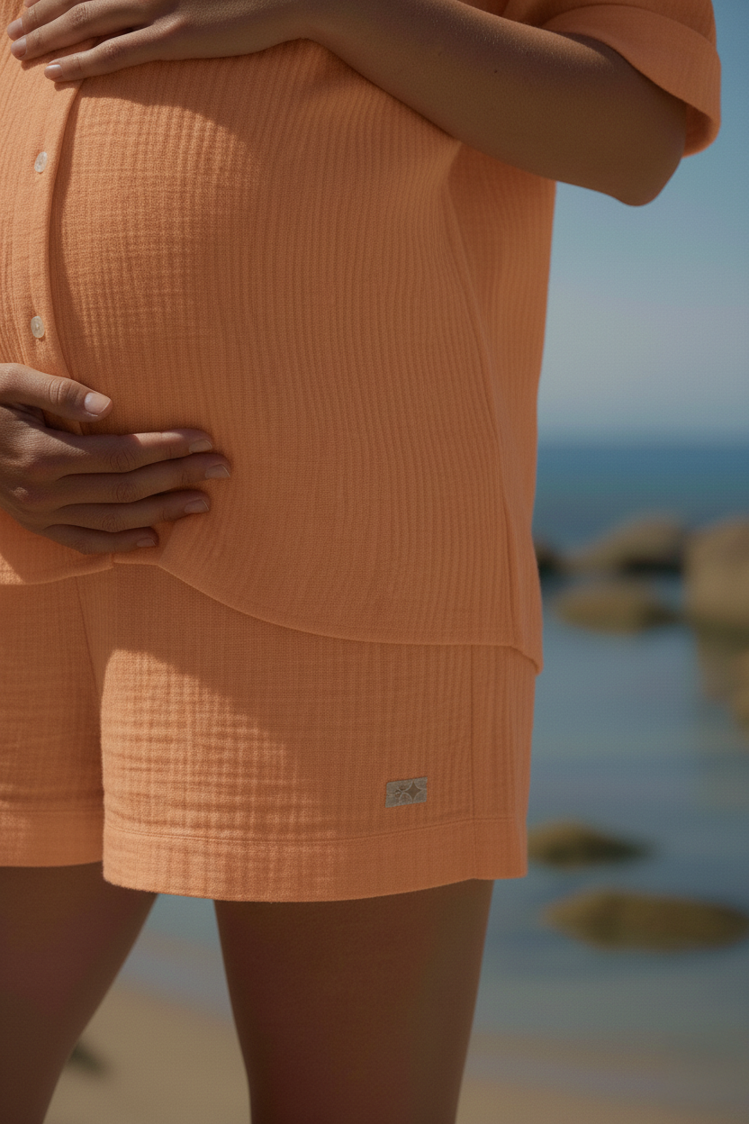 ICE CREAM | Pigiama Premaman e Allattamento Arancione