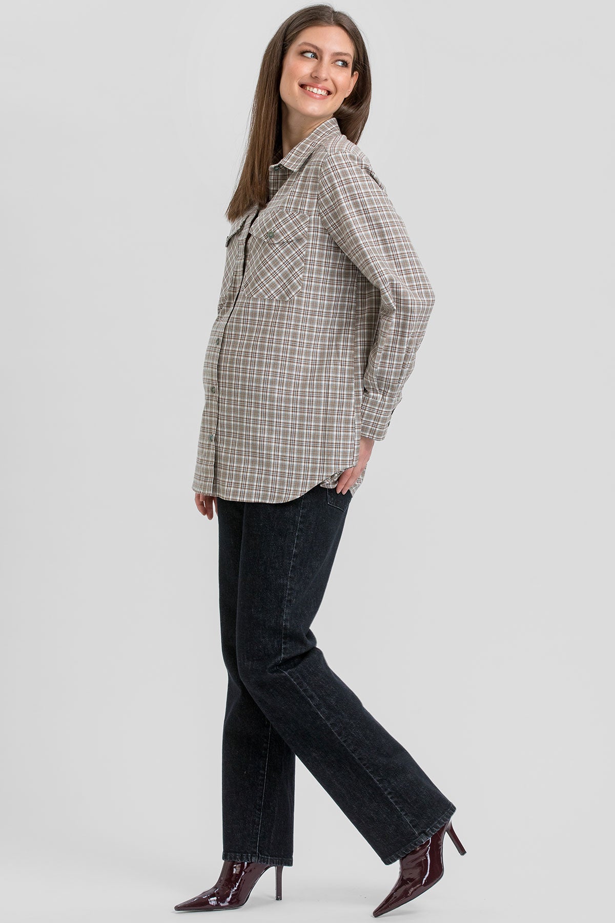 REGULAR STRAIGHT W918 | Прямые джинсы для беременных