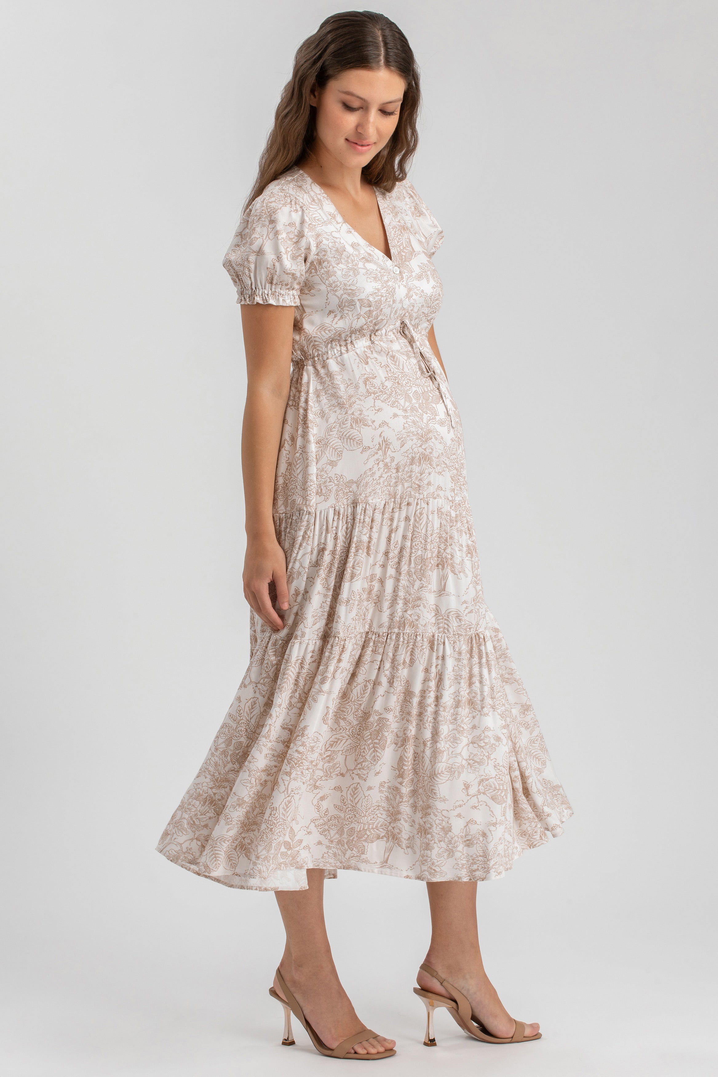 BELLA QE31 | Abito Premaman e Allattamento a Balze