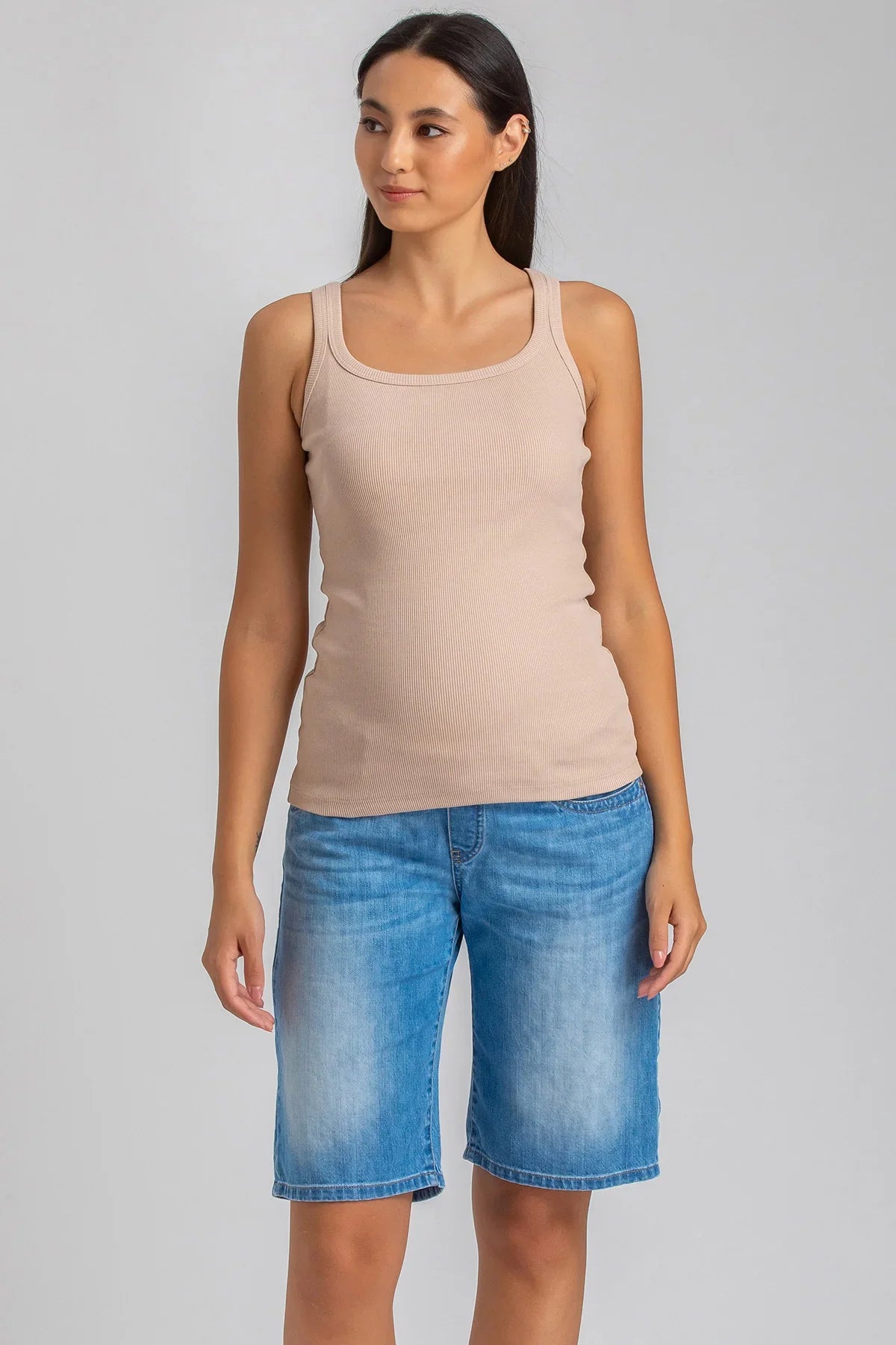 BAGGY SHORTS | Bermuda Shorts Premaman in Denim - Pietro Brunelli