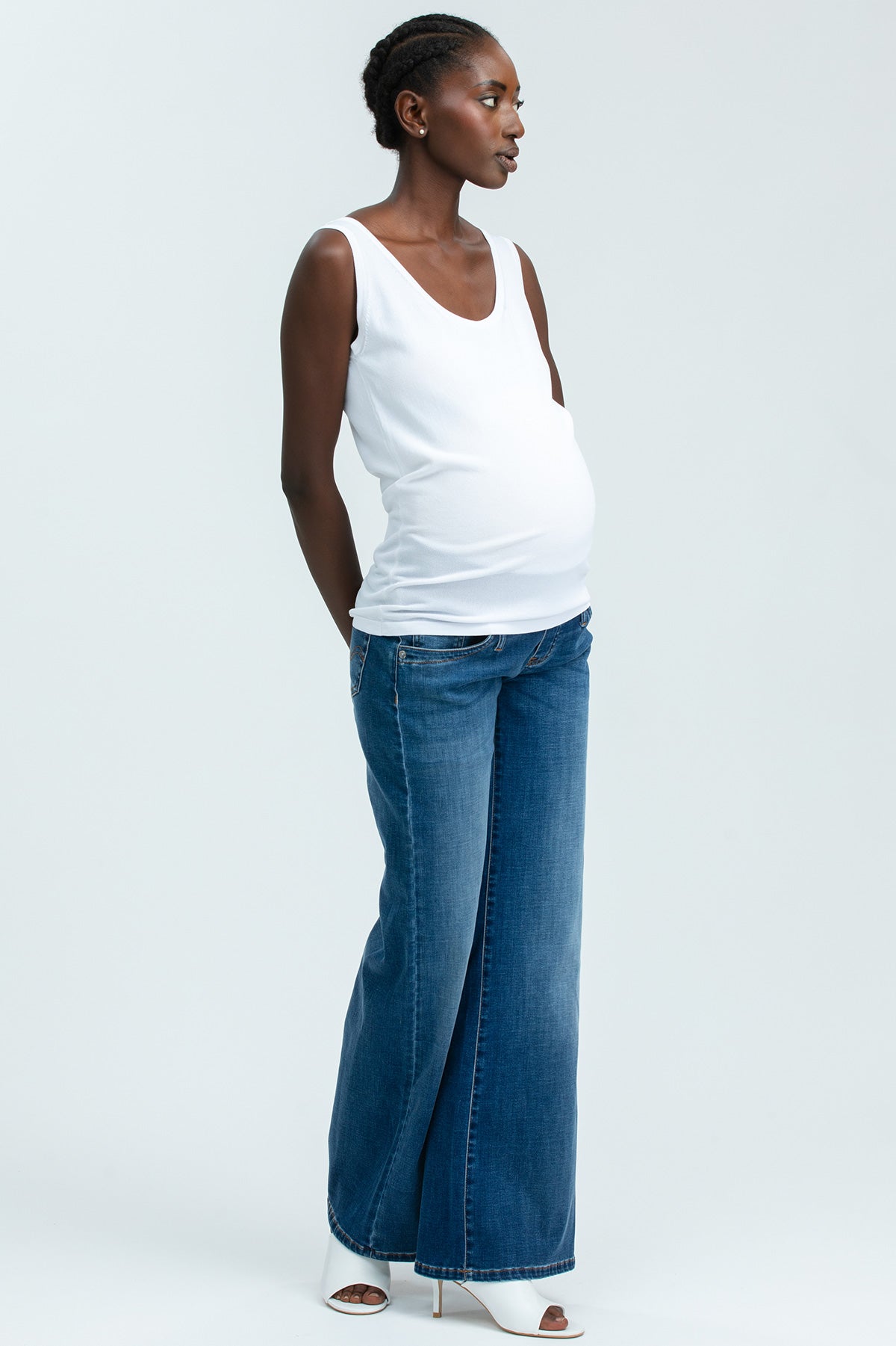 WIDE LEG WH18 | Wide Leg Maternity Jeans