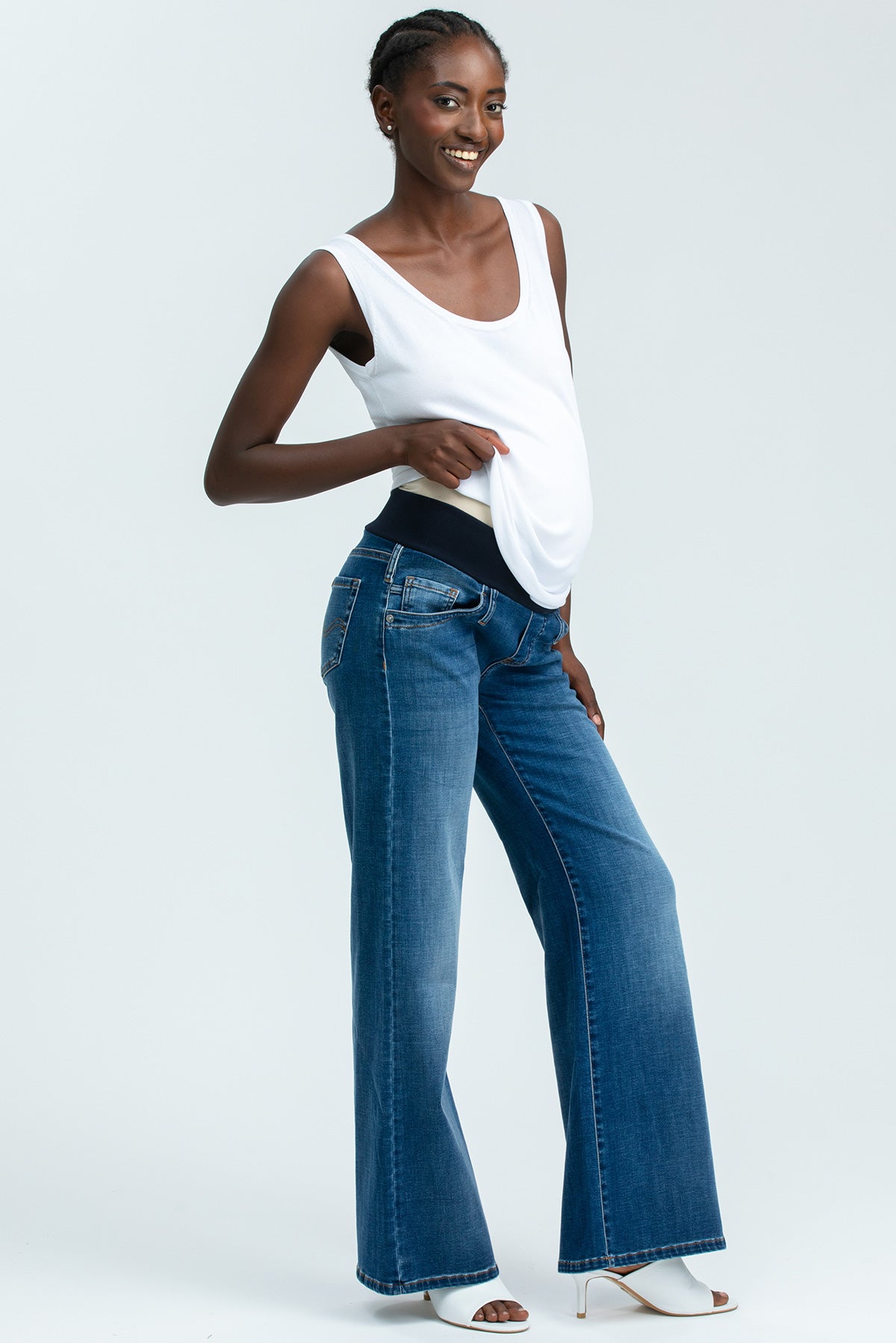WIDE LEG WH18 | Wide Leg Maternity Jeans