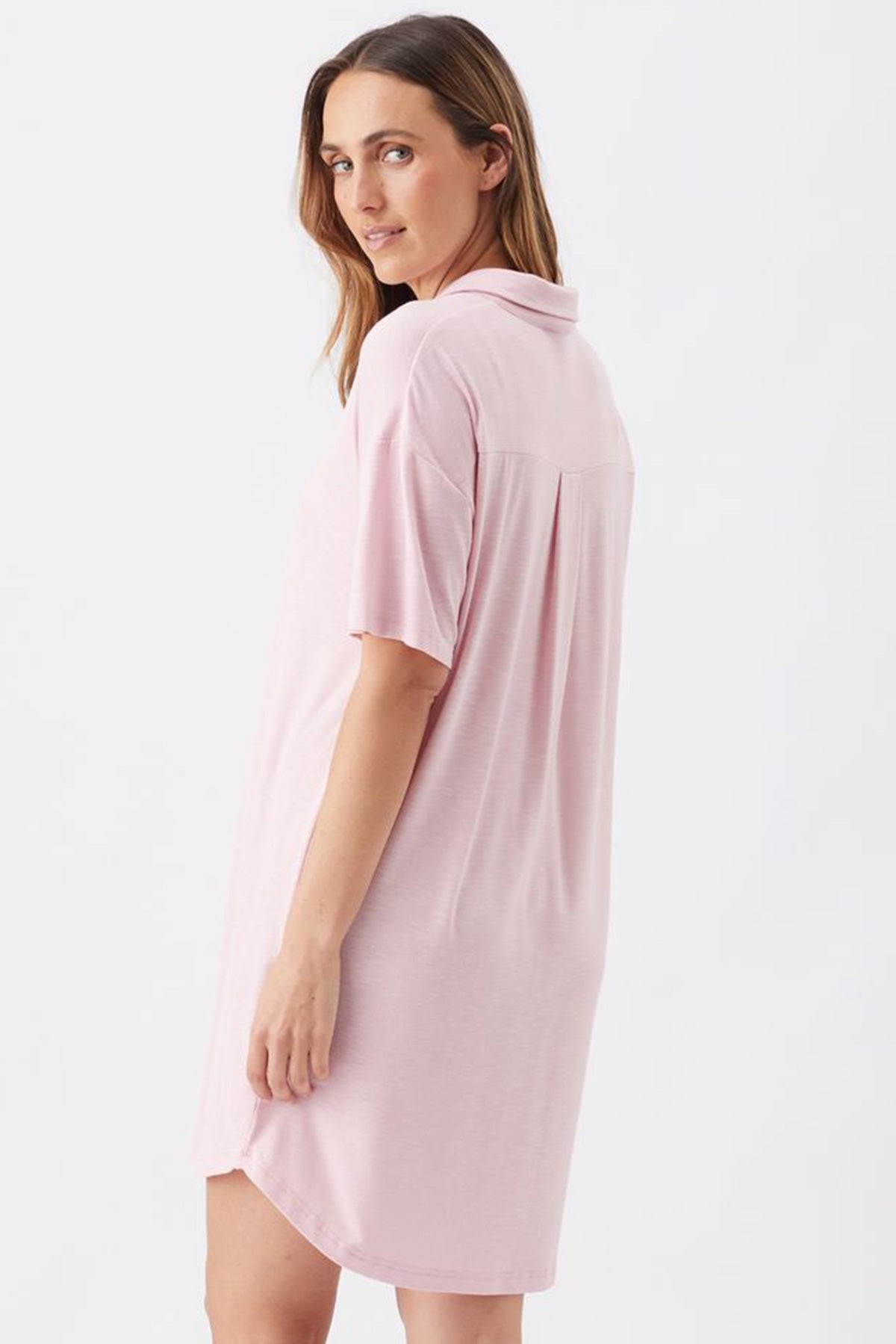 DREAMY | Camicia da Notte Rosa Premaman e Allattamento