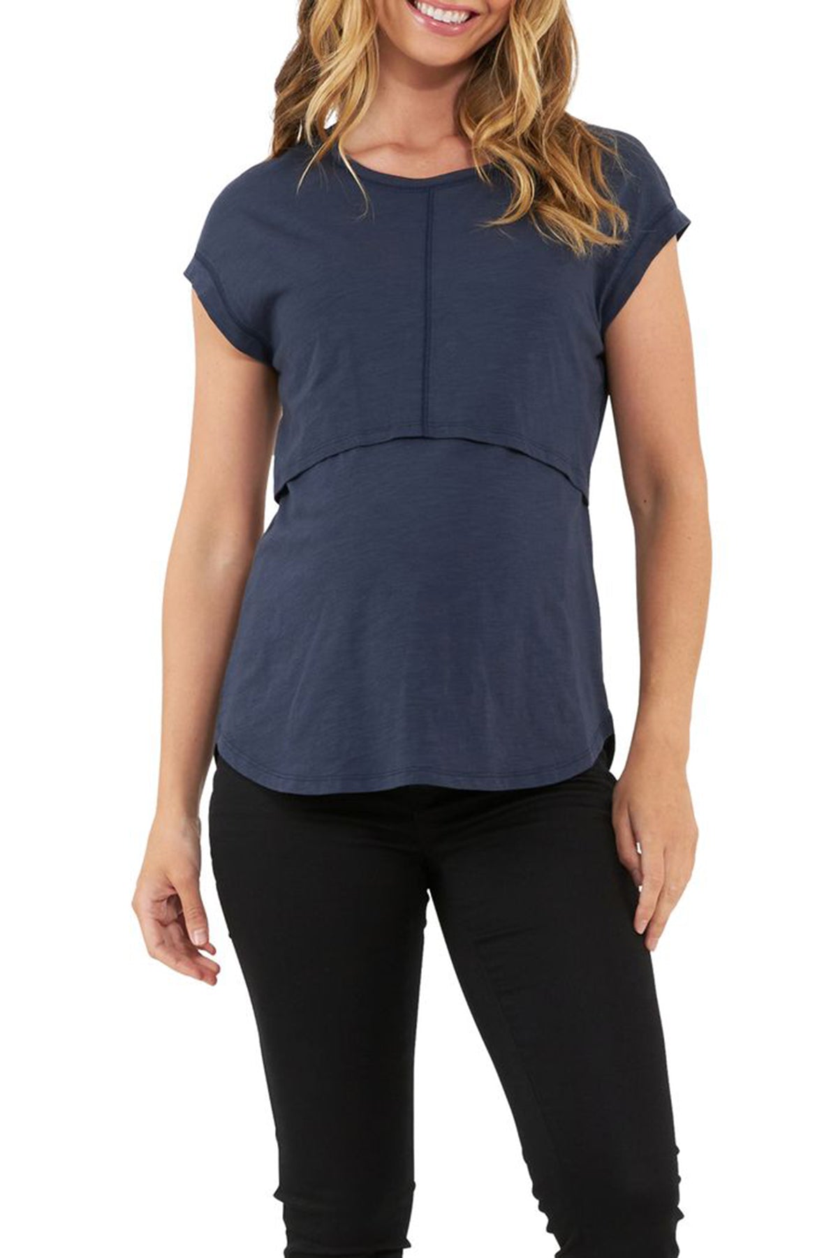 RICHIE | Indigo Maternity and Nursing T-Shirt