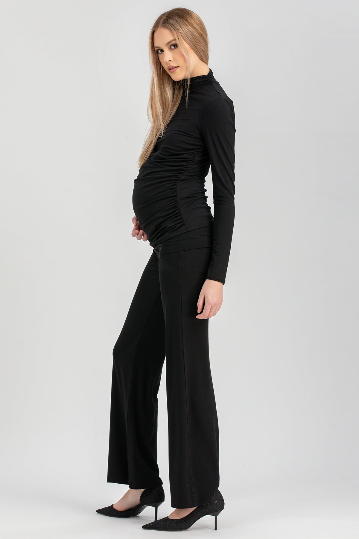 TRAVIS | Black Maternity Leggings