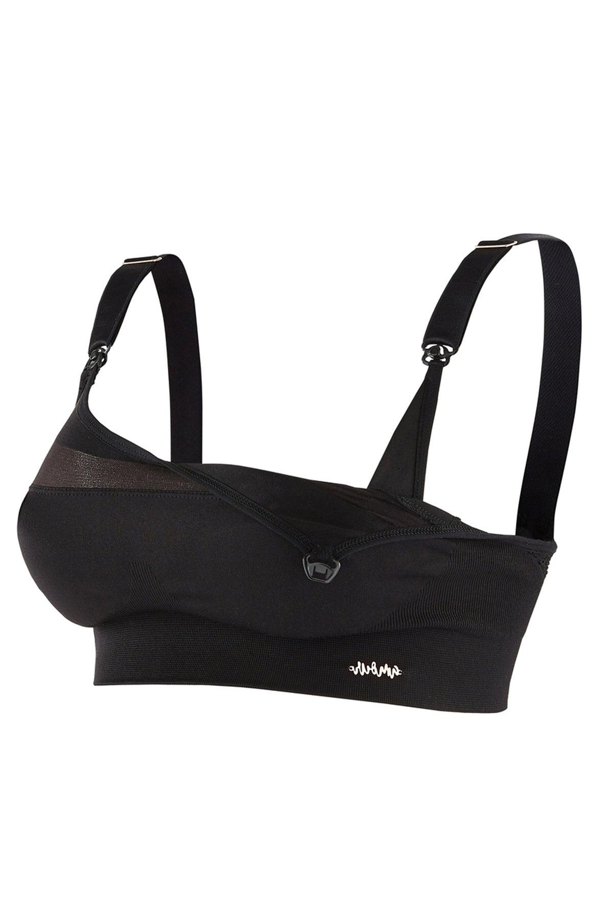 WOMA | Reggiseno Sportivo Premaman e Allattamento Nero - Pietro Brunelli