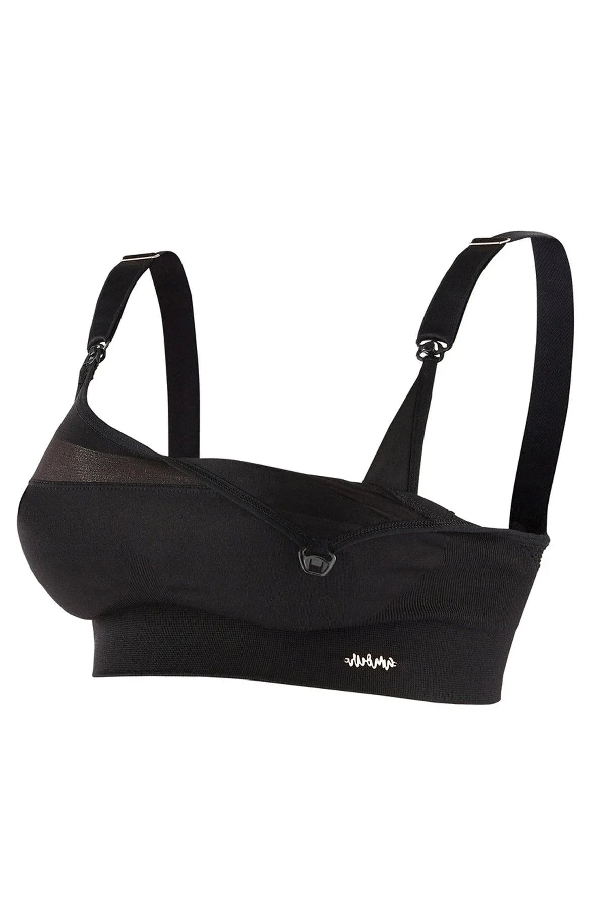 WOMA | Reggiseno Sportivo Premaman e Allattamento Nero - Pietro Brunelli