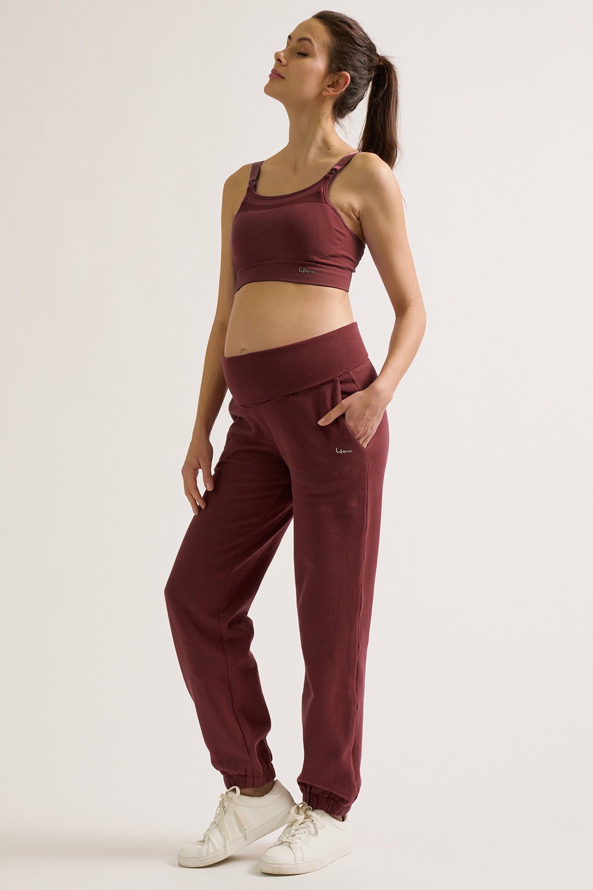 WOMA | Plum Maternity Jogger Pants