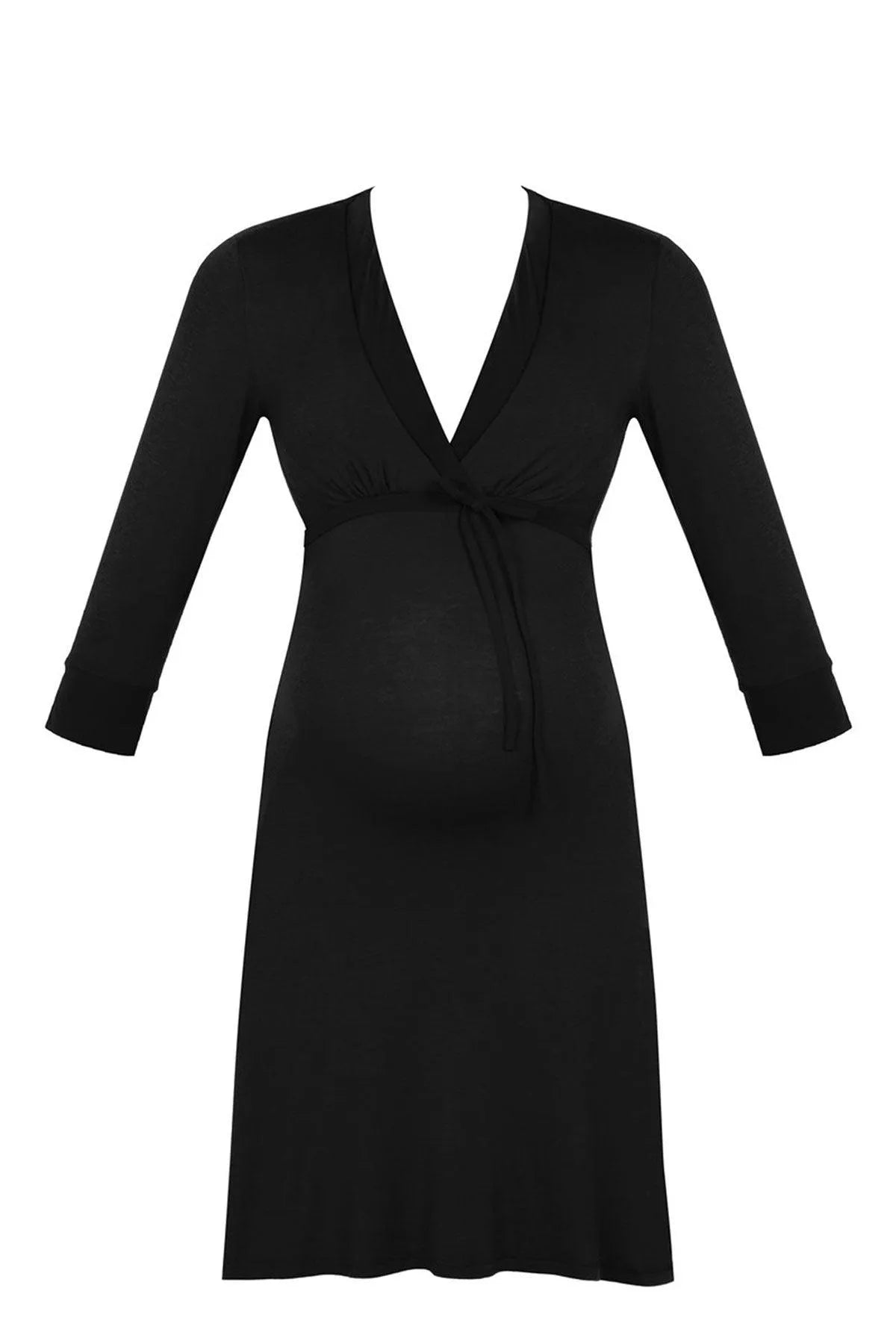 MILK NOIR | Camicia da Notte Premaman e Allattamento - Pietro Brunelli