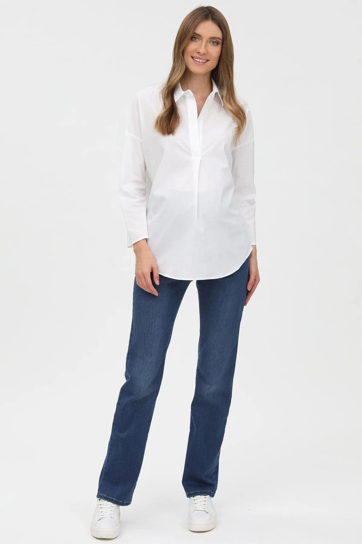 PERFECT STRAIGHT W010 | Jeans Premaman con Gamba Dritta - Pietro Brunelli