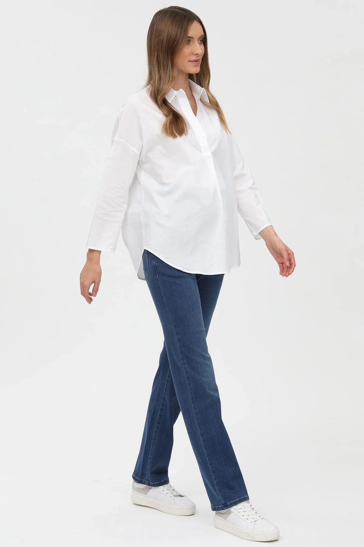PERFECT STRAIGHT W010 | Jeans Premaman con Gamba Dritta - Pietro Brunelli
