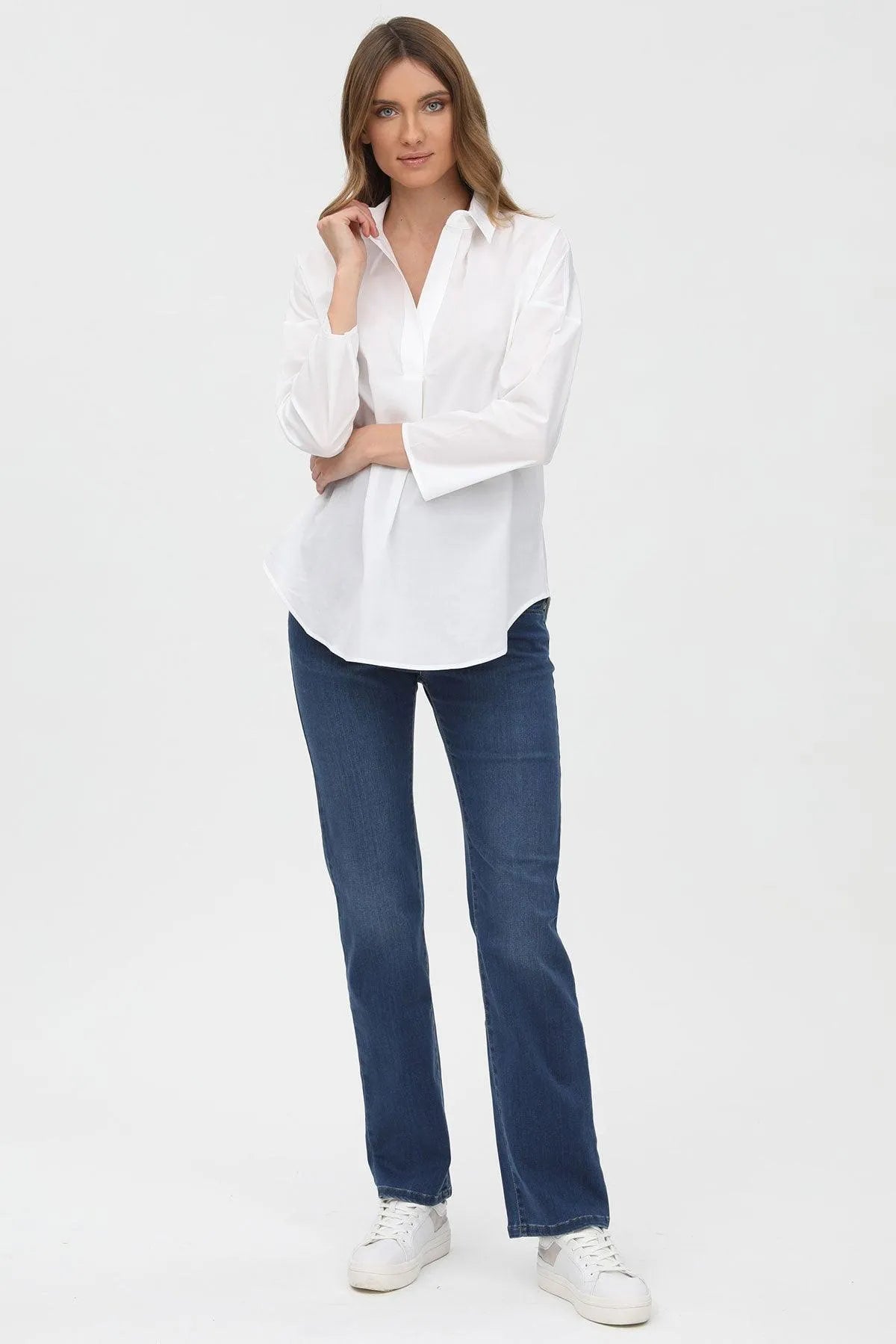 PERFECT STRAIGHT W010 | Jeans Premaman con Gamba Dritta - Pietro Brunelli