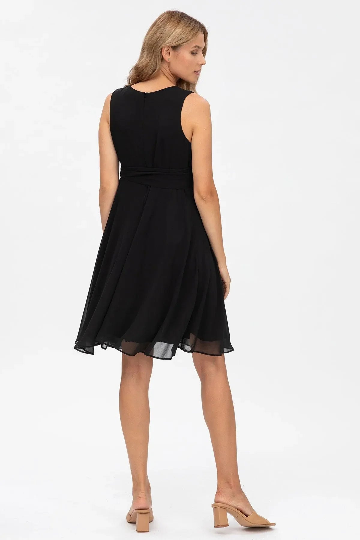 TAMIGI | Abito Premaman in Chiffon Nero - Pietro Brunelli