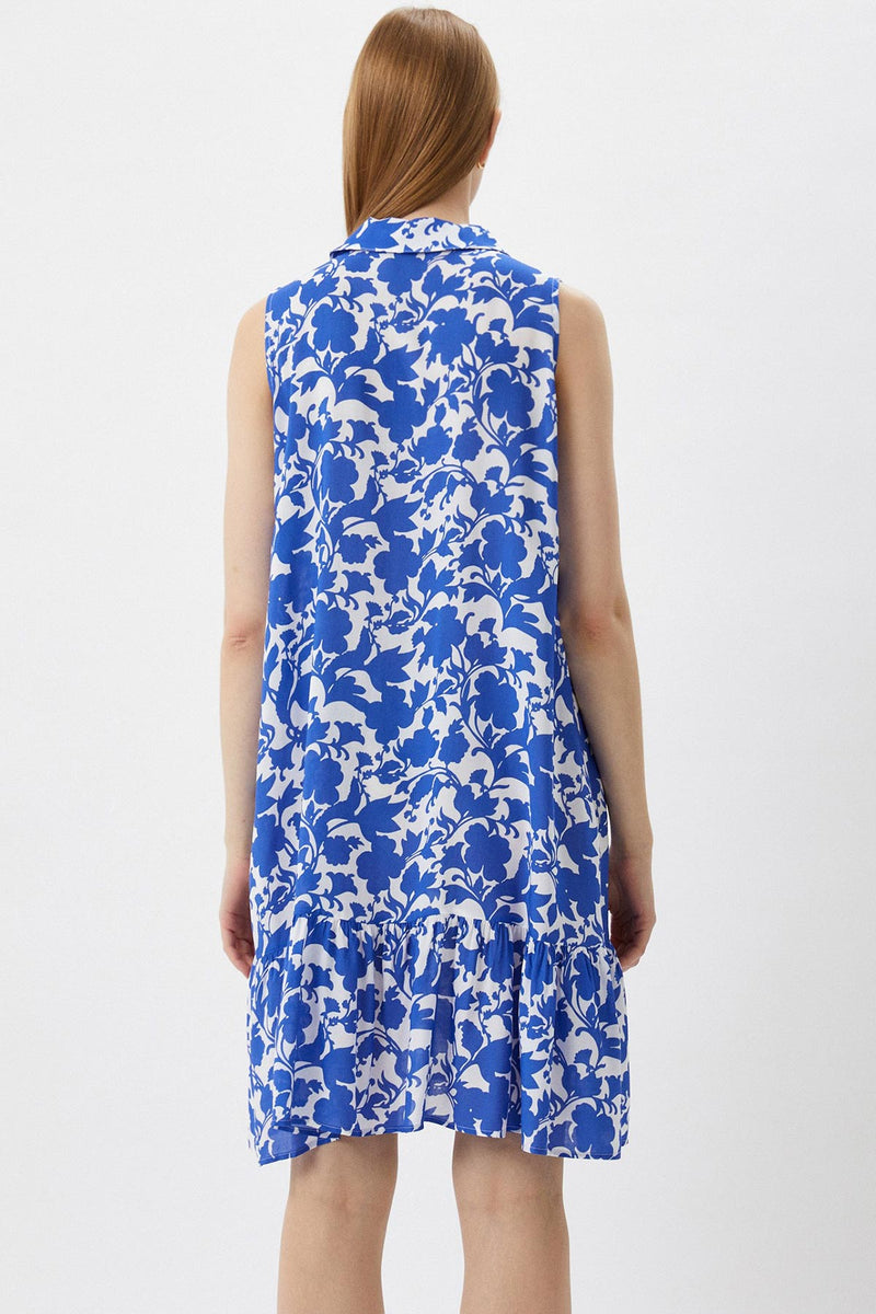 VITTORIA Q166 | Sleeveless Printed Dress