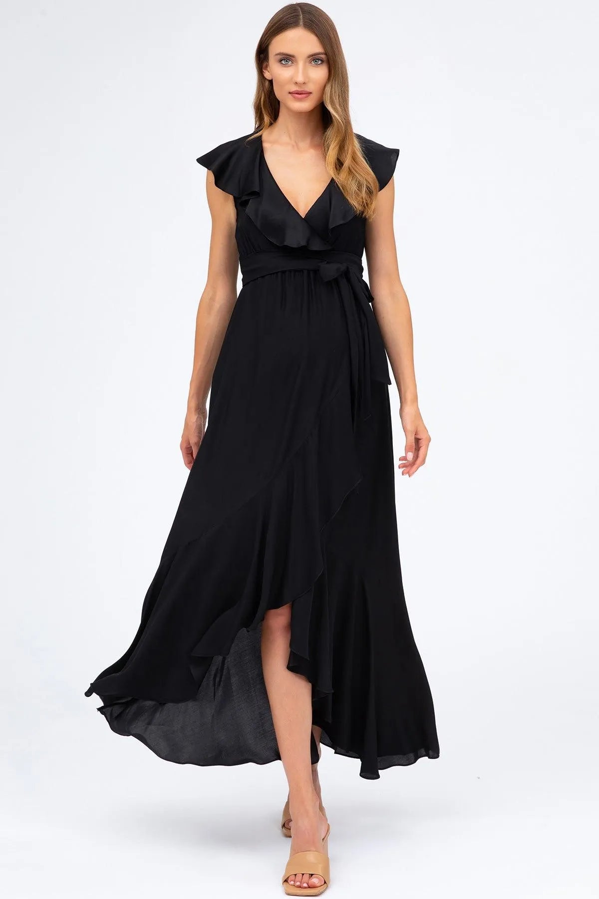 Maternity Dress with Ruffles | DOROTHEA Maternity Dress with Ruffles | DOROTHEA
