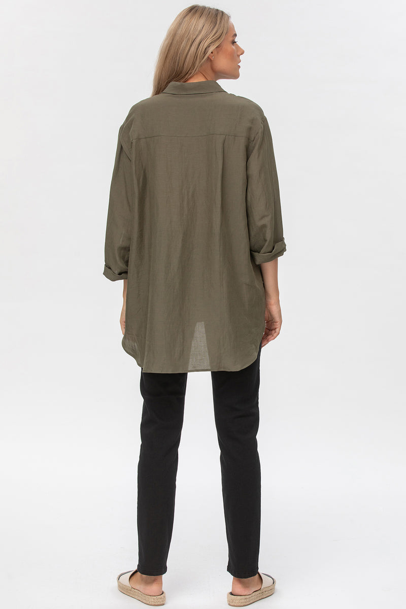 LISA | Camicia Premaman Oversize Verde