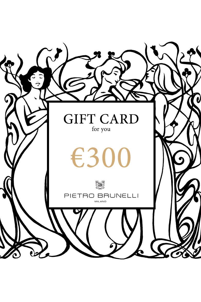 Gift Card 50€ - 100€ - 150€ - 200€ - 300€ - Pietro Brunelli
