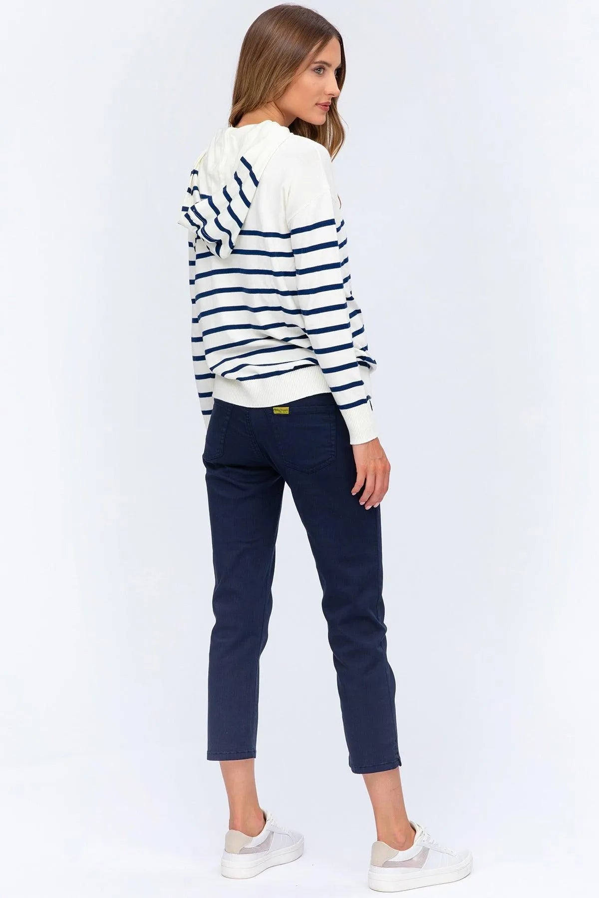 CAPRI BLU | Pantaloni Premaman in Cotone Elasticizzato - Pietro Brunelli