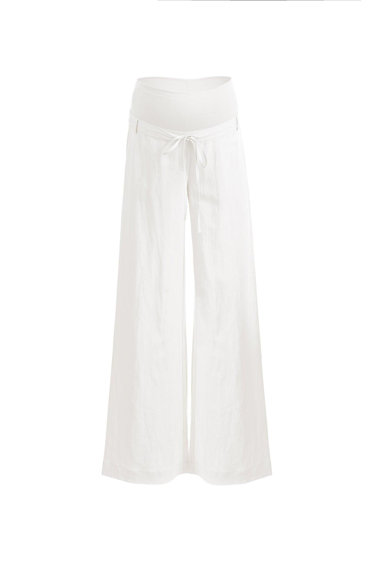 JOSEPH | Pantaloni Premaman in Lino Bianchi - Pietro Brunelli