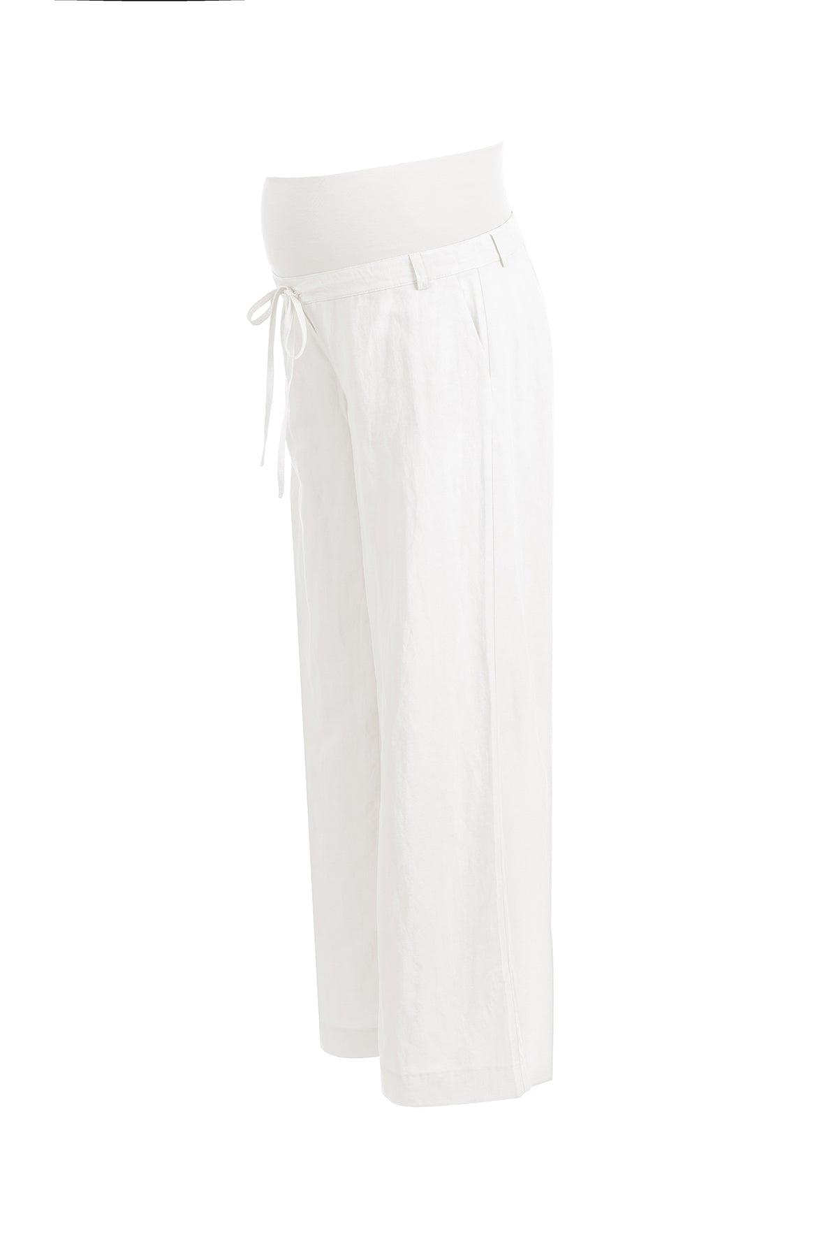 JOSEPH | Pantaloni Premaman in Lino Bianchi - Pietro Brunelli