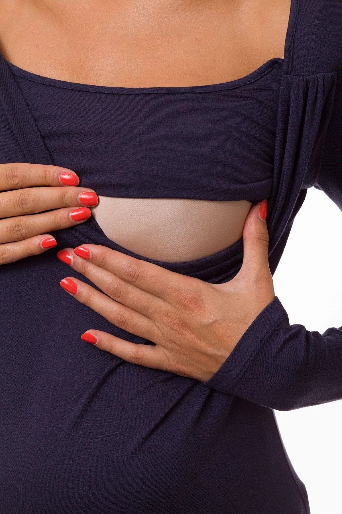 PRISCA | Top Premaman e Allattamento Navy - Pietro Brunelli