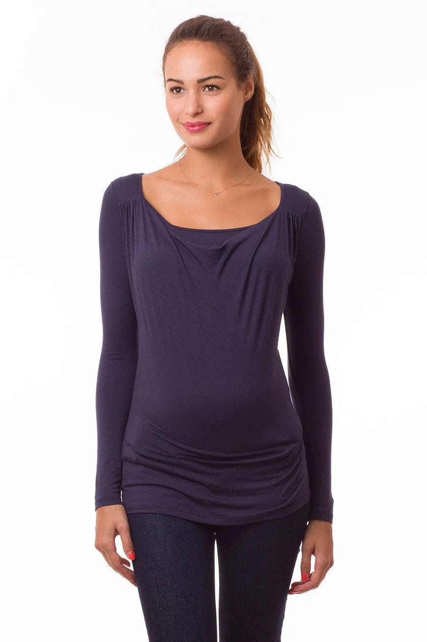 PRISCA | Top Premaman e Allattamento Navy - Pietro Brunelli