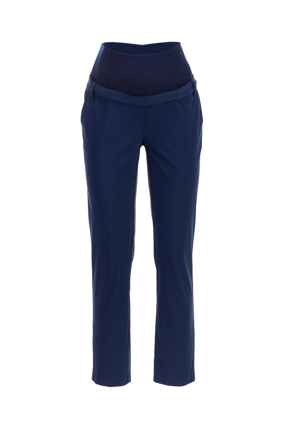 ELWOOD | Pantaloni Premaman Elasticizzati Blu - Pietro Brunelli