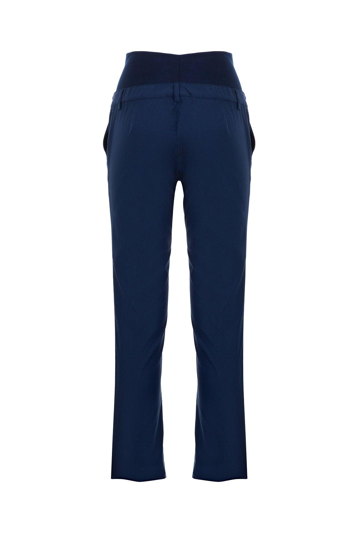 ELWOOD | Pantaloni Premaman Elasticizzati Blu - Pietro Brunelli