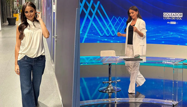 Giorgia Cenni incinta veste Pietro Brunelli: stile e comfort per future mamme