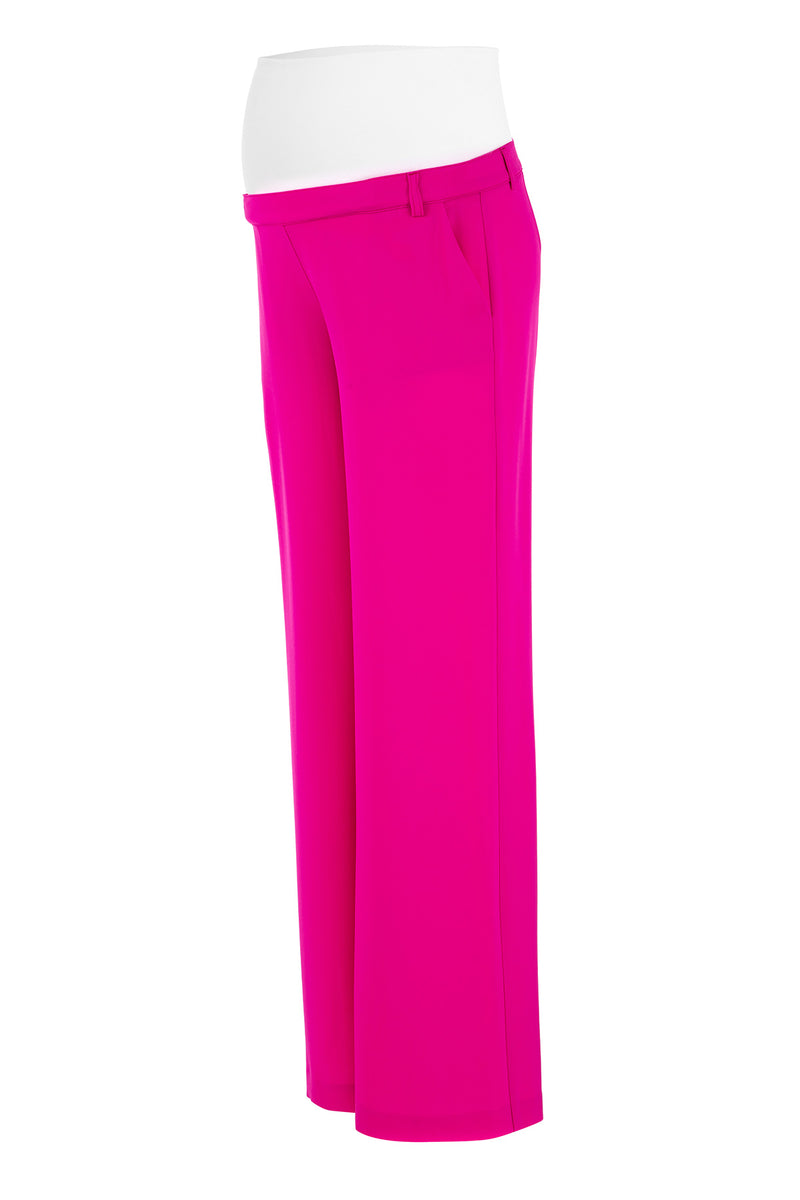 FREDDIE | Pantaloni Premaman Rosa a Gamba Dritta