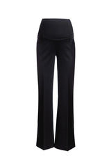 WILLIAM | Black Flared Leg Maternity Pants