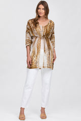 LA TAVOLARA | Maternity Silk Blend Shirt