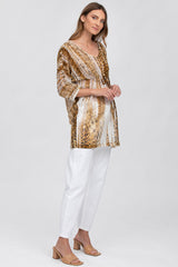 LA TAVOLARA | Maternity Silk Blend Shirt