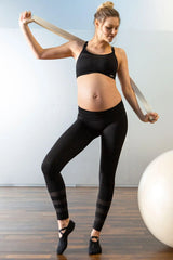 WOMA | Reggiseno Sportivo Premaman e Allattamento Nero - Pietro Brunelli