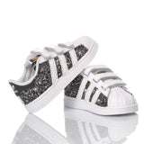 Adidas Superstar Baby Glitter Black