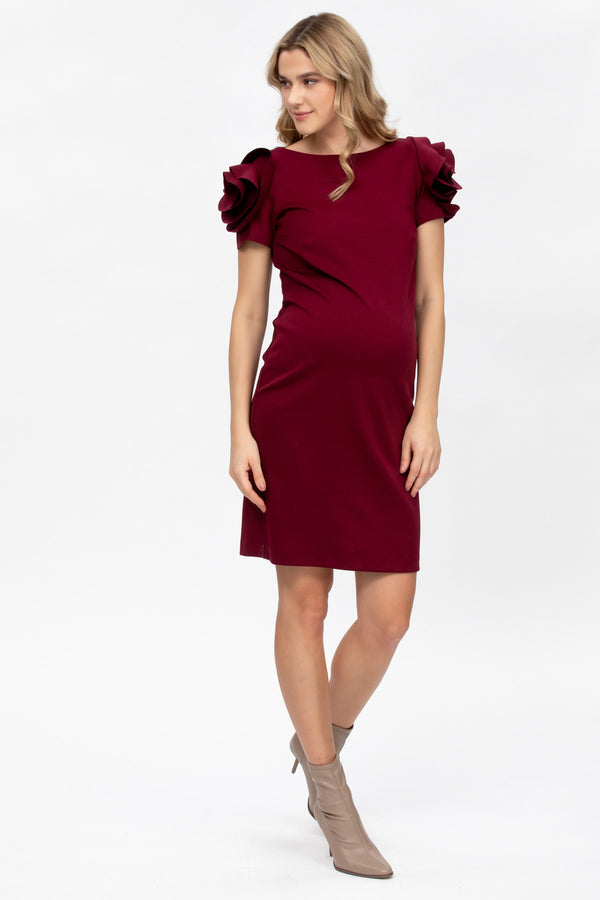 CAPRI | Maternity Dress in Punto Milano