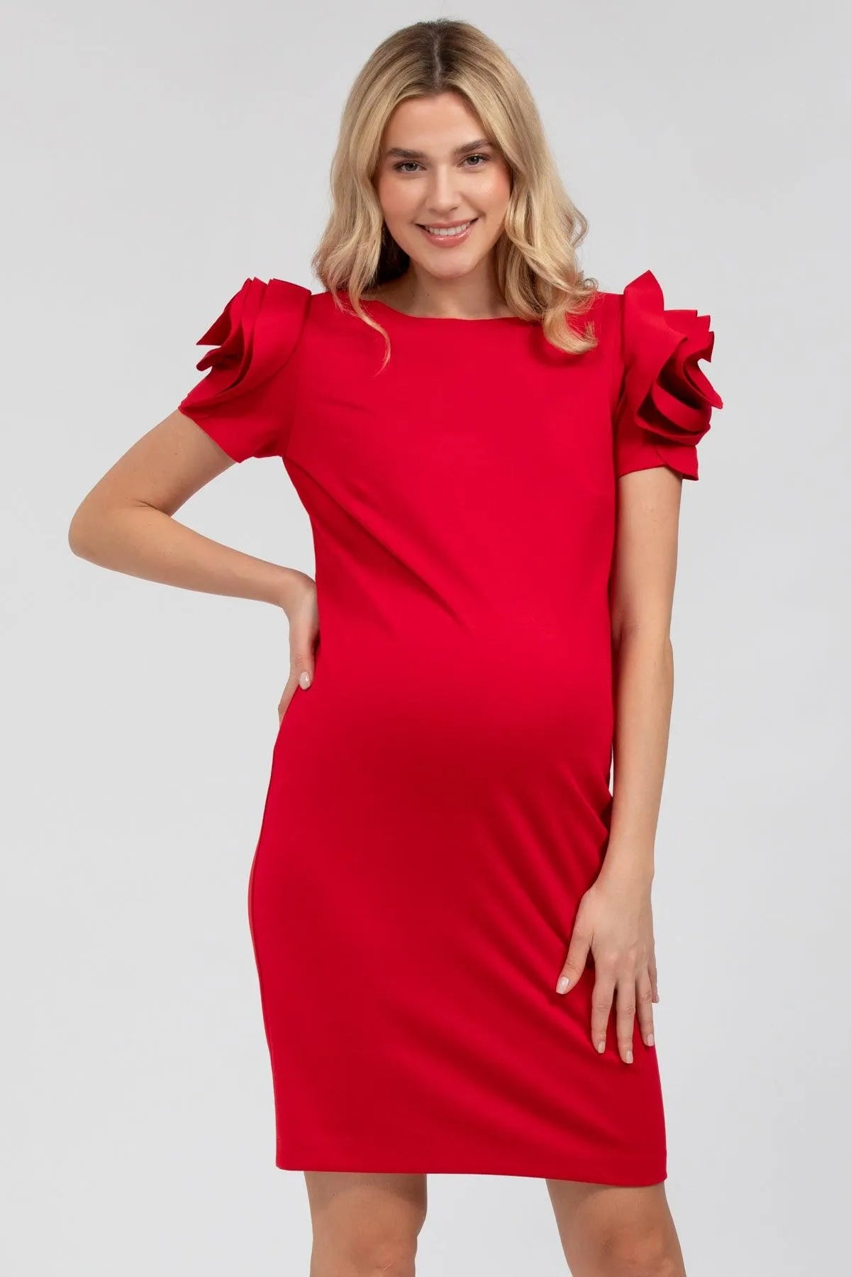 CAPRI | Maternity Dress in Punto Milano