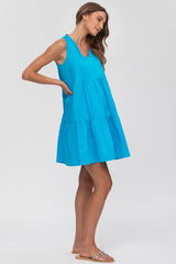 MELODY | Abito Premaman Blu con scollo a V