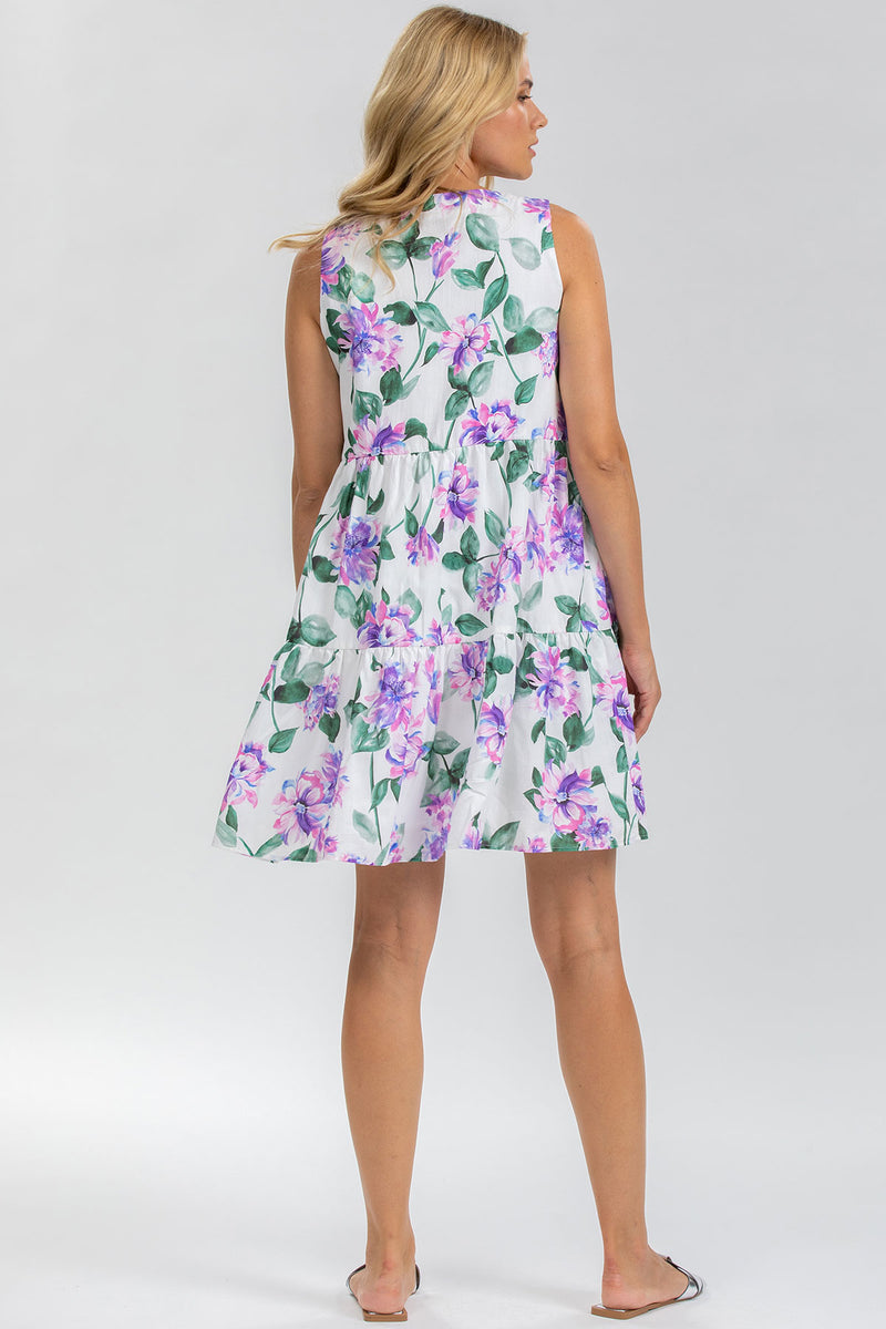 MELODY | Printed Maternity Dress with V-neck